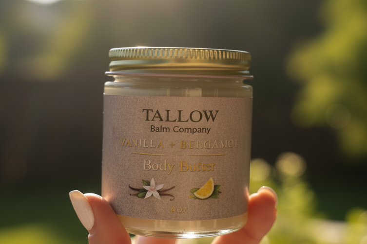 TBC Body Butter                    Vanilla + Bergamot