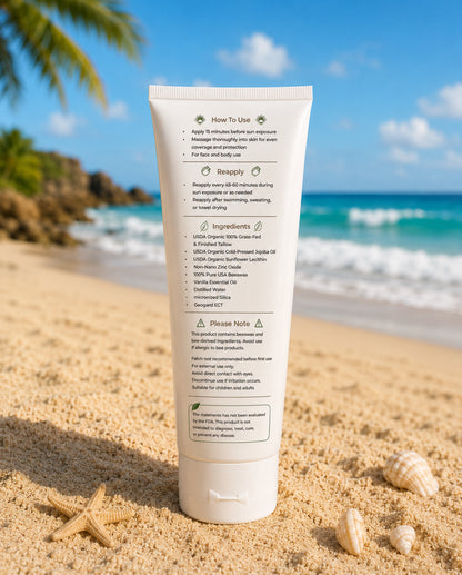 Mineral Sun Cream – Now Available!Non-Nano Zinc  No Seed Oils | No White Cast | Reef-Safe
